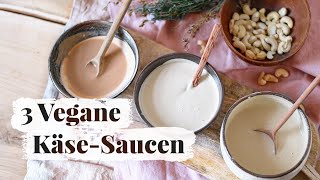 Vegane KäseSauce  Basics amp 3 Rezepte  Super einfach  heylilahey [upl. by Gypsie]