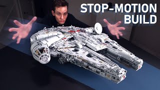 LEGO Star Wars 75192 Millennium Falcon STOPMOTION Build [upl. by Mccahill]