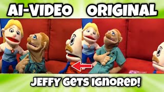 SML Movie Jeffy Gets Ignored  ORIGINAL VS AIVERSION SIDE BY SIDE [upl. by Fezoj]