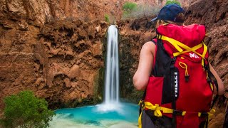 Discovering Havasupai Stunning Waterfalls of the Grand Canyon  hiking to Havasupai Village [upl. by Adiol]