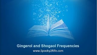 Gingerol and Shogaol Frequencies [upl. by Sissie7]