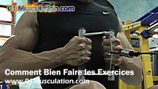 Exercice de musculation du dos Rowing Poulie Basse [upl. by Ahsilrak]