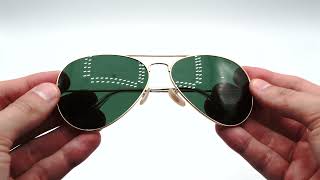 RayBan Aviator Lens Replacement Install [upl. by Liamaj]