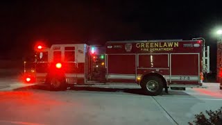 Greenlawn FD 278 Responding to CO Alarm 12302023 [upl. by Basset]