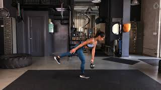 25 Minute Strong Kettlebell Workout  Betina Gozo [upl. by Leirza]