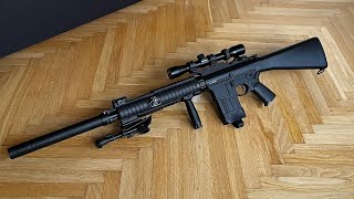 I Built The ENDGAME Airsoft DMR  AampK SR25 AEG [upl. by Fisoi]