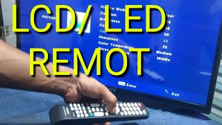 টিভি রিমোট সেটিং Led lcd tv remote [upl. by Nigel802]