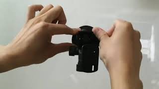 How to Assemble in OHERX Sat Nav GPS Navigation Suction Cup Mount Holder [upl. by Gorrian]