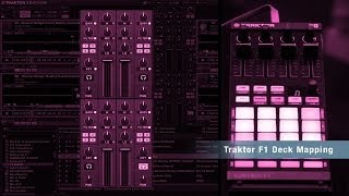 Traktor Kontrol F1 Deck Mapping by ENDO [upl. by Htelimay385]