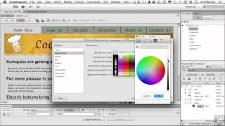 Dreamweaver CS6 Tutorial  Applying CSS Style Rules  InfiniteSkills [upl. by Heng]