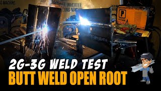 🔥 PRACTICE 2G3G BUTT WELD OPEN ROOT WITH 6011 amp 6013  Lets Do it [upl. by Marve]