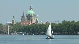 STADT HANNOVER  MASCHSEE  Rundgang [upl. by Adaner]