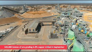 Kamoa Copper’s Phase 1 concentrator plant exceeds steadystate design throughput [upl. by Grimbal106]