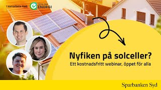 Webinar  Nyfiken på solceller [upl. by Jelsma540]