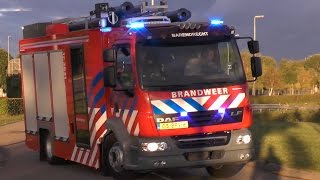 Brandweer Barendrecht 173631 amp politie noodhulp met spoed naar een aanrijding in Barendrecht [upl. by Eidoj]