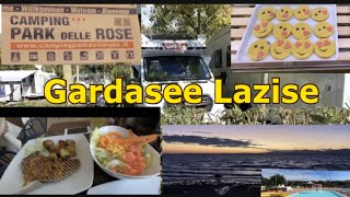 Urlaub Italien Sept 2022  Teil 7 Gardasee Lazise Camping Park delle Rose [upl. by Dov]