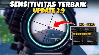 SENSITIVITAS PUBG MOBILE TERBAIK GYROSCOPE DAN NO GYROSCOPE  PUBG MOBILE 29 [upl. by Aihpled]