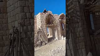 Stone arch door mould stripping process [upl. by Ailima937]