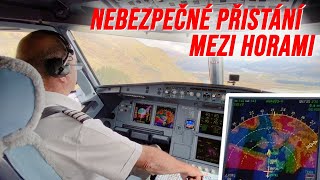 V kokpitu s piloty Airbusu A320 mezi horami na Novém Zélandu Tady může přistát jen kapitán [upl. by Willing]