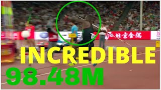 TOP 5  Longest Javelin Throws  Javelin Throw World Records [upl. by Eitak]