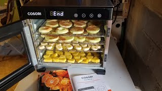 Cosori Dehydrator review and results with apples bananas and pineapple [upl. by Winser]