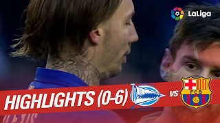 Resumen de Deportivo Alavés vs FC Barcelona 06 [upl. by Doria]