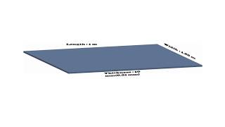 Calculating MS Sheet Weight [upl. by Yemarej]