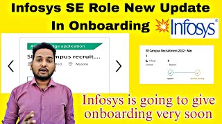 Infosys quotDecision Pendingquot New Development In Onboarding Process  SE Role Update 💥  Offer Letter [upl. by Sito]