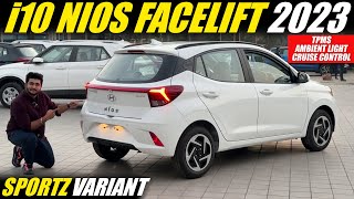 Grand i10 Nios Sportz 2023  Most Feature Rich amp Value For Money  Walkaround with On Road Price [upl. by Ativet]