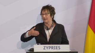 Federal Minister Zypries and State Secretary Machnig present the G20 Ministerial Declaration [upl. by Tony]