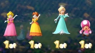 Mario Party 10 Minigames Coin Challenge  Peach Vs Daisy Vs Rosalina Vs Toadette Very Hard [upl. by Kenzie]