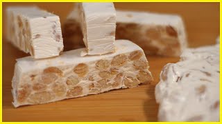 TORRONE MORBIDO fatto in casa  RICETTA VELOCISSIMA ed INFALLIBILE [upl. by Sivlek]