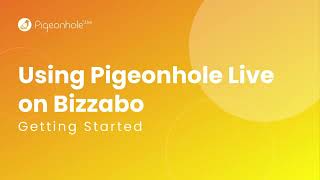 Pigeonhole Live on Bizzabo 1  Getting Started [upl. by Odrude965]