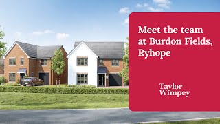 Taylor Wimpey  Meet the team at Burdon Fields Ryhope [upl. by Airamasor]