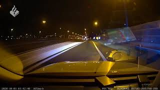 Achtervolging door het snelle interventie voertuig over de A4  pursuit on the highway [upl. by Auqemahs317]