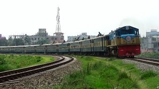 jayantika Express Dhaka to Sylhet Train of Bangladesh Railway [upl. by Anoik708]