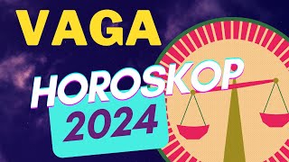 ♎︎ VAGA  TVOJA HOROSKOPSKA PROGNOZA ZA CIJELU quot 2024 quot GODINU Tarot  Astrologija [upl. by Goldie]