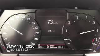 Bmw 118i 2020 acceleration 0100 in egypt  تسارع البى ام دبليو ١١٨ من ٠ الى ١٠٠ [upl. by Lednam]