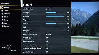 Panasonic TX50DX750B Best TV Picture Settings [upl. by Ahseer]