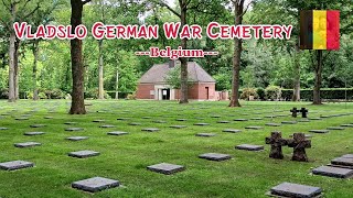 VLADSLO GERMAN WAR CEMETERY  DIKSMUIDE  BELGIUM  ELLASLIFE [upl. by Gally]