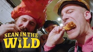 Sean Evans Learns How to Make RealDeal Buffalo Wings  Sean in the Wild [upl. by Dimphia]