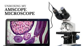 Unboxing my Amscope B120C Microscope 🔬  Review [upl. by Secnirp]