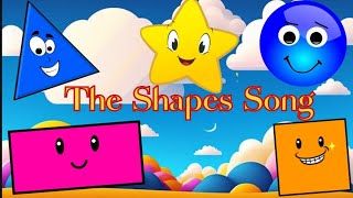 The Shapes Song Triangle Rectangle Song Shapes RhymesCircleLearn Shapes with Names [upl. by Roane807]