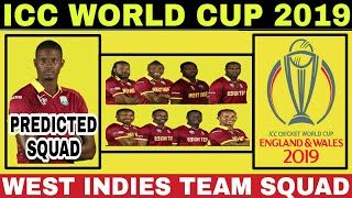 ICC WORLD CUP 2019 WEST INDIES TEAM SQUAD  WEST INDIES 16 MEMBERS ODI SQUAD FOR WORLD CUP 2019 [upl. by Ardeha]