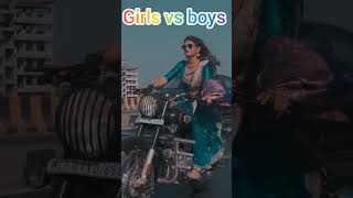 riding bike girls vs boys status bike lover riding bike love emotional loveshorts viralvideos [upl. by Lezley216]