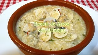 Receta fácil y rápida de arroz con almejas [upl. by Notxam903]