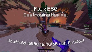 The Return of Flux Client  Jump Scaffold Killaura AutoBlock AntiVoid [upl. by Thar]