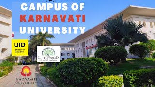 Karnavati University Blog  Campus Tour  UID  KSD  USLM  Gandhinagar  Gujrat [upl. by Anirret720]