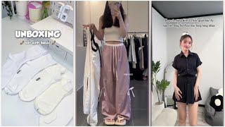 Shopee haul Unboxing tổng hợp quần áo đi học  đi chơi siêu xinh giá rẻ cho hssv trên shopee  P21 [upl. by Pelligrini672]