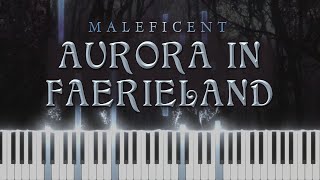 Aurora in Faerieland from Maleficent by James Howard Newton Piano Solo Tutorial [upl. by Mattie]